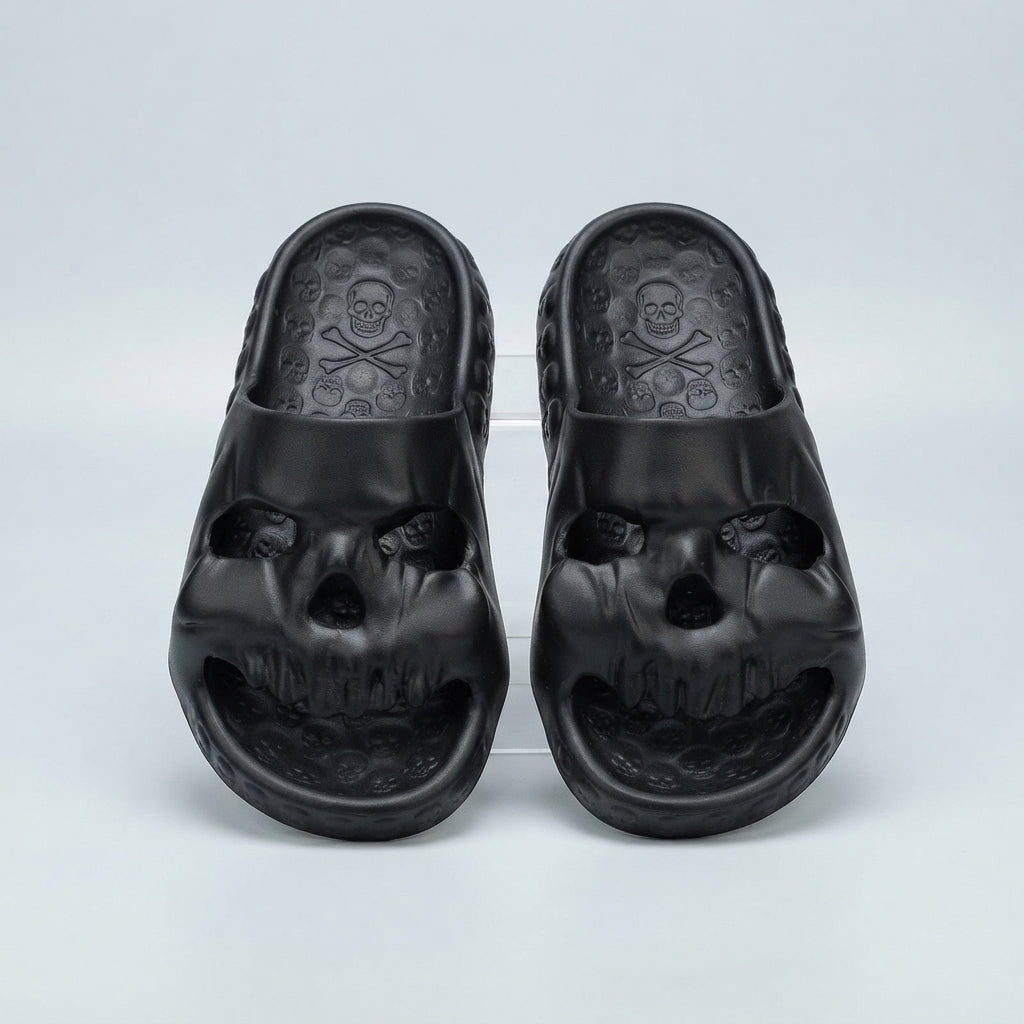 Nigel Trevelyan | Skull-Face Halloween Slippers