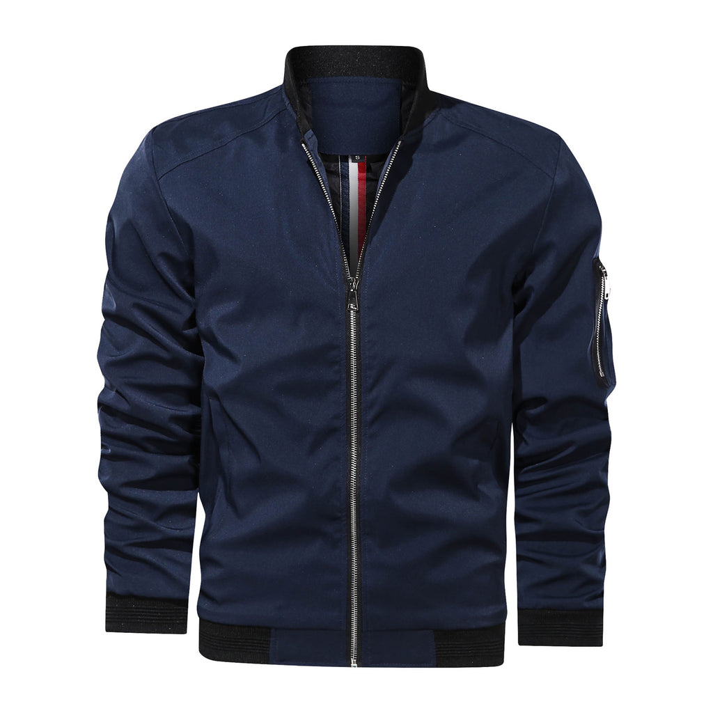 Percy Hargreave | Black Bomber Mens Jacket