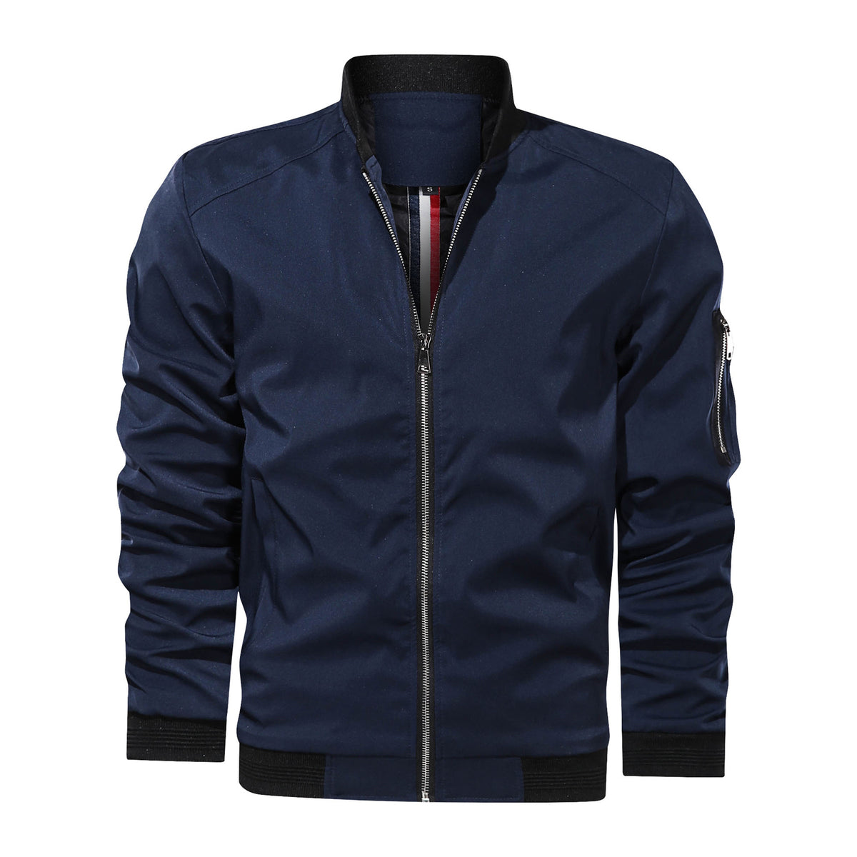 Percy Hargreave | Black Bomber Mens Jacket