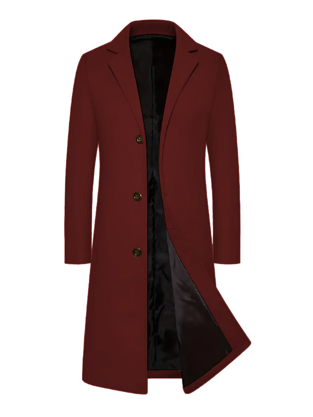 Henry Sutton | Slim-Fit Longline Trench Coat For Men