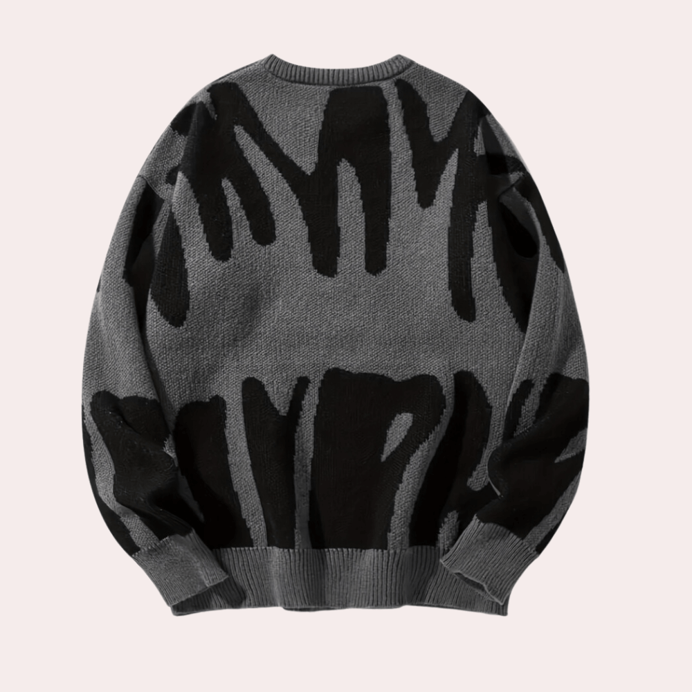 Graham Pickering | Abstract Graphic Knit Sweater