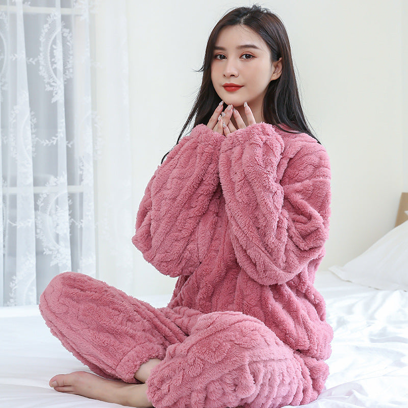 Florence Baker | Flannel Fleece Pyjama Set for Women