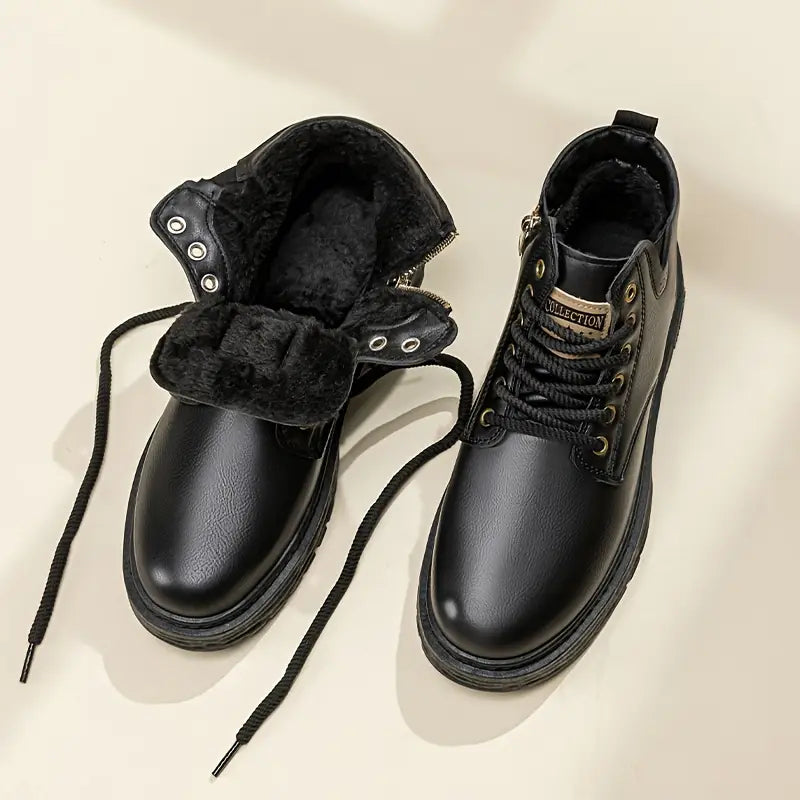 Miles Fairweather | Leather Lace-Up Ankle Boots