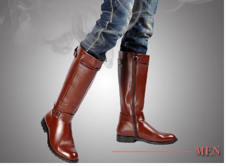 Nigel Hartwell | Black Leather Knee-High Riding Boots