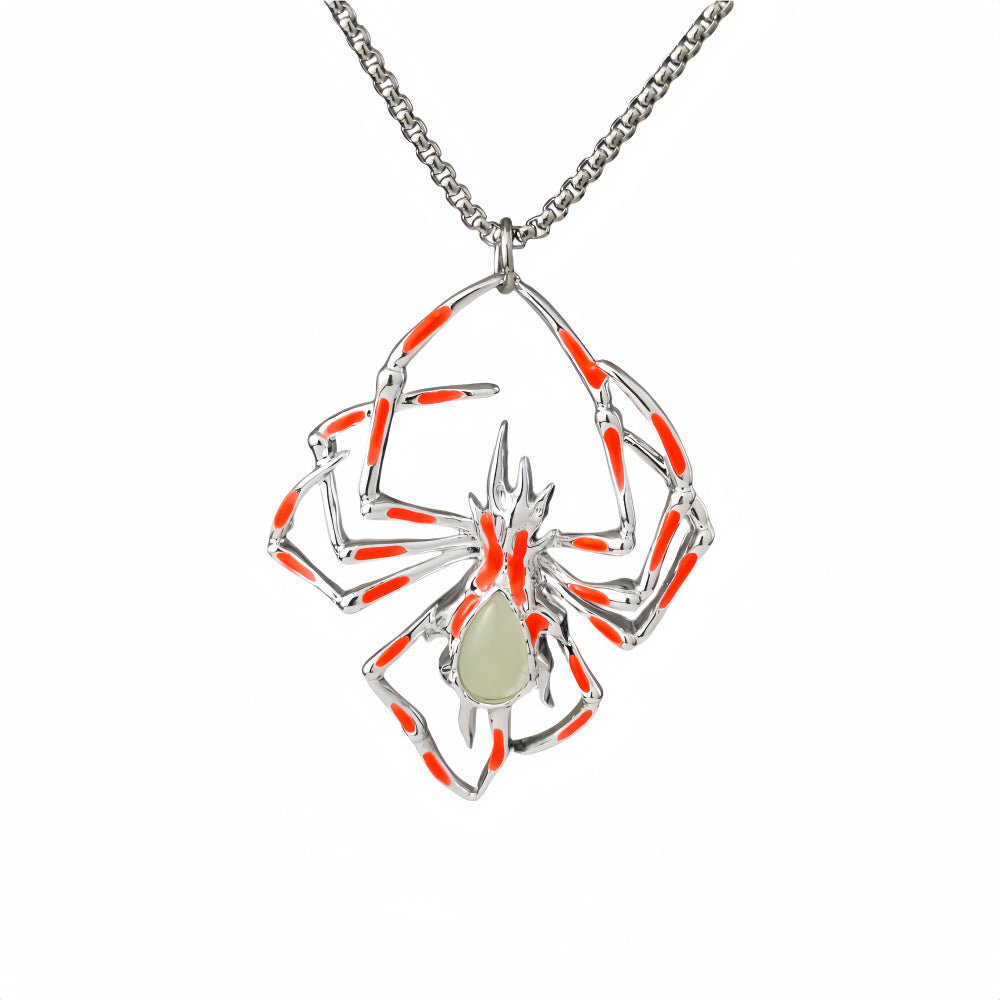 Clementine Sedley | Glow-in-the-Dark Spider Pendant Necklace