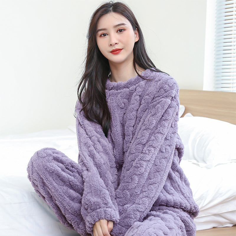 Florence Baker | Flannel Fleece Pyjama Set for Women