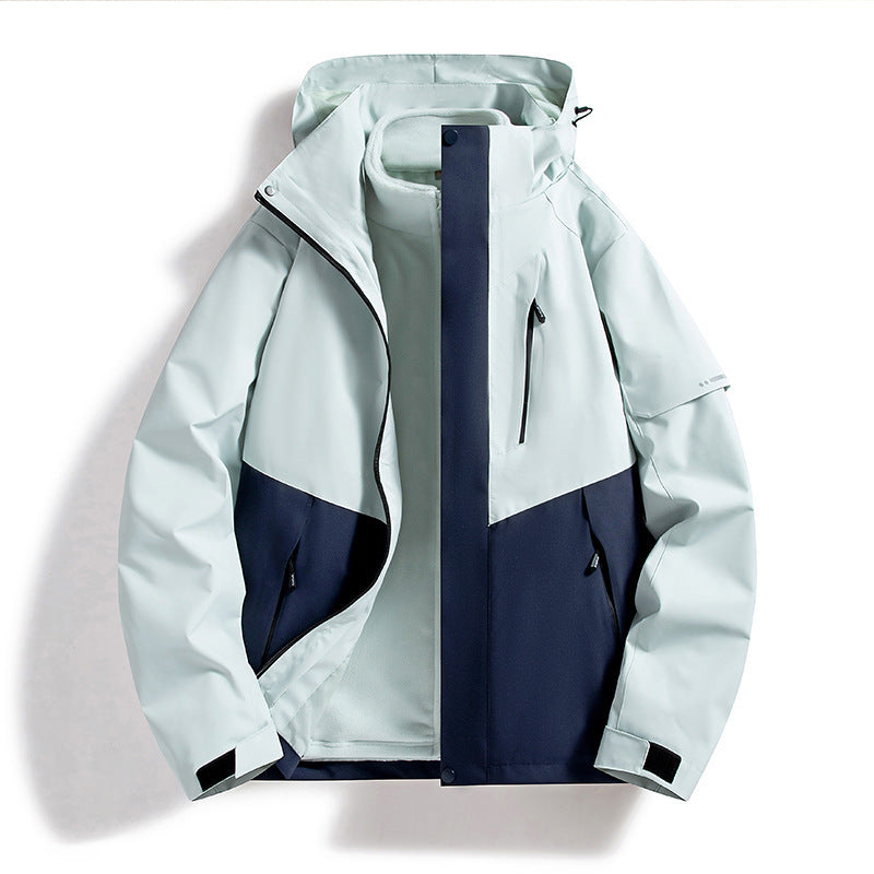 Daisy Green | Three-in-One Waterproof Hooded Jacket