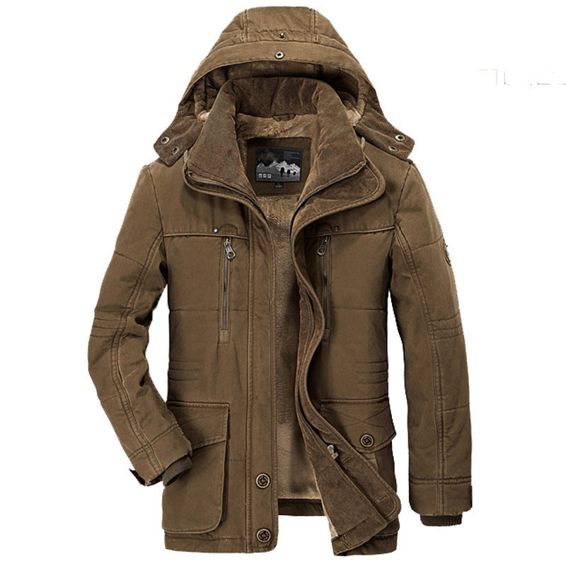 Graham Ashwood | Hooded Fleece-Lined Mens Coat