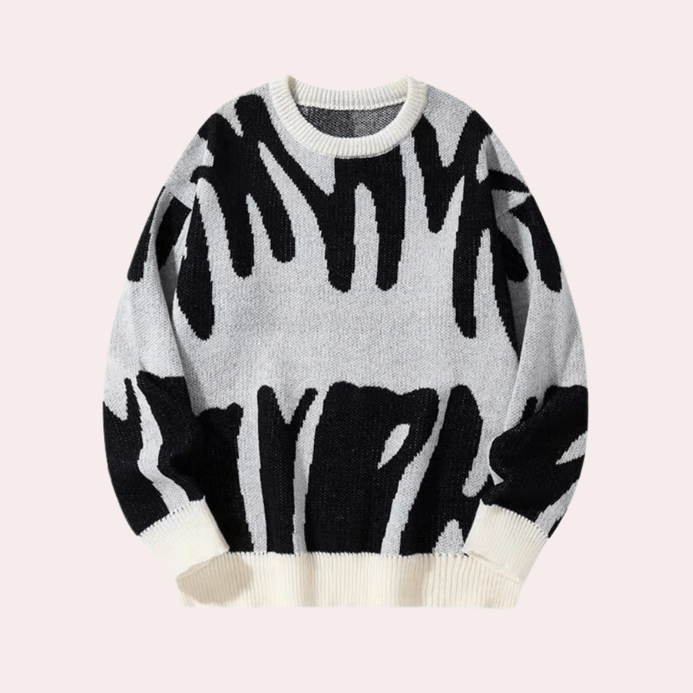 Graham Pickering | Abstract Graphic Knit Sweater