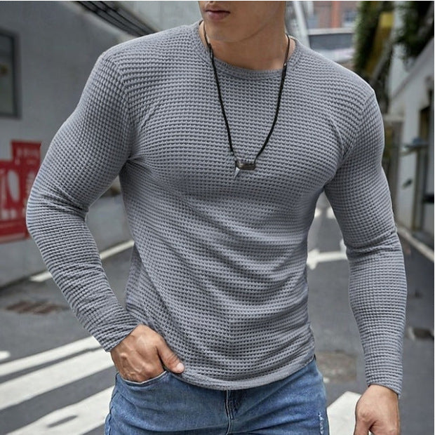 Alistair Grantham | Waffle-Knit Long-Sleeve Top For Men
