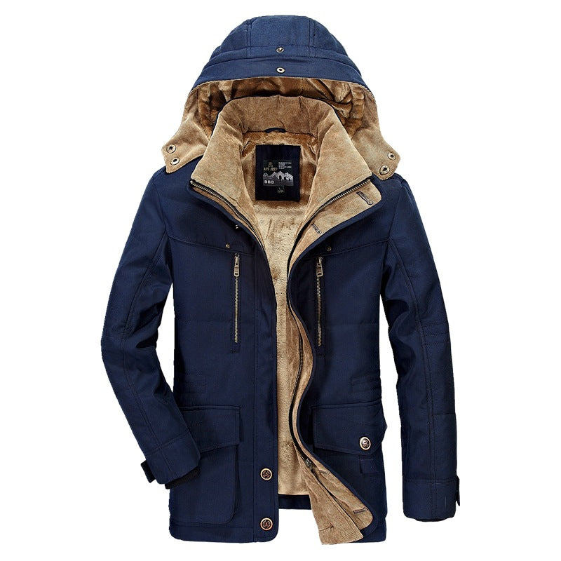 Graham Ashwood | Hooded Fleece-Lined Mens Coat