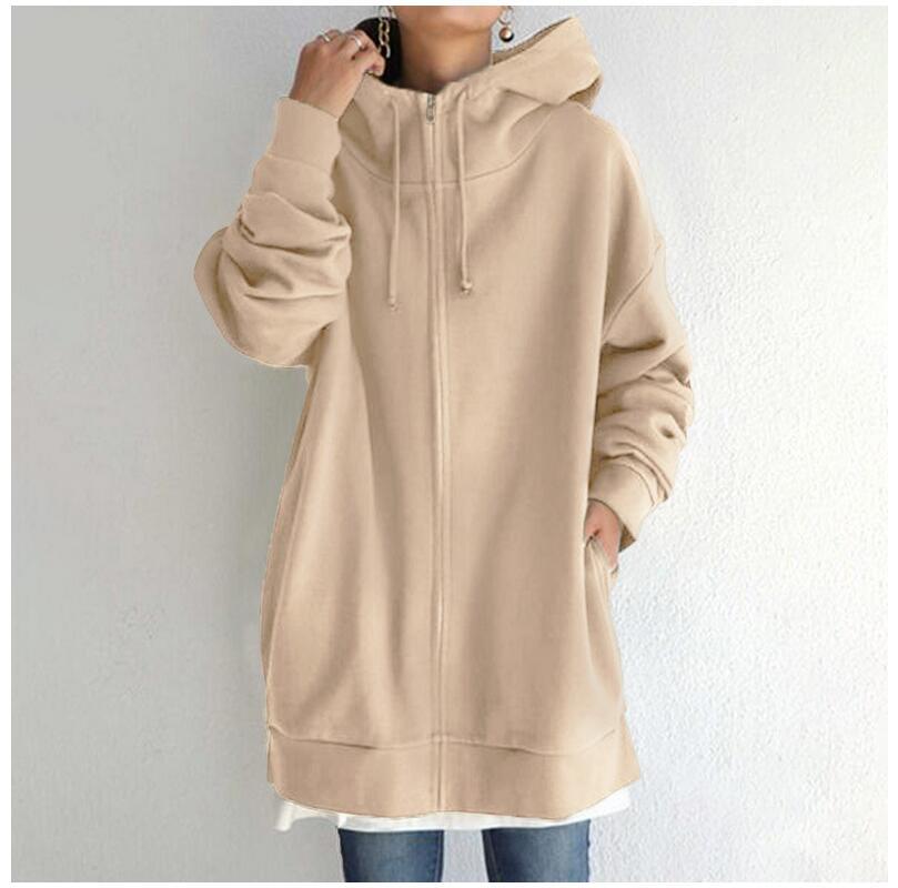 Marigold Hartley | Longline Zip-Up Hoodie