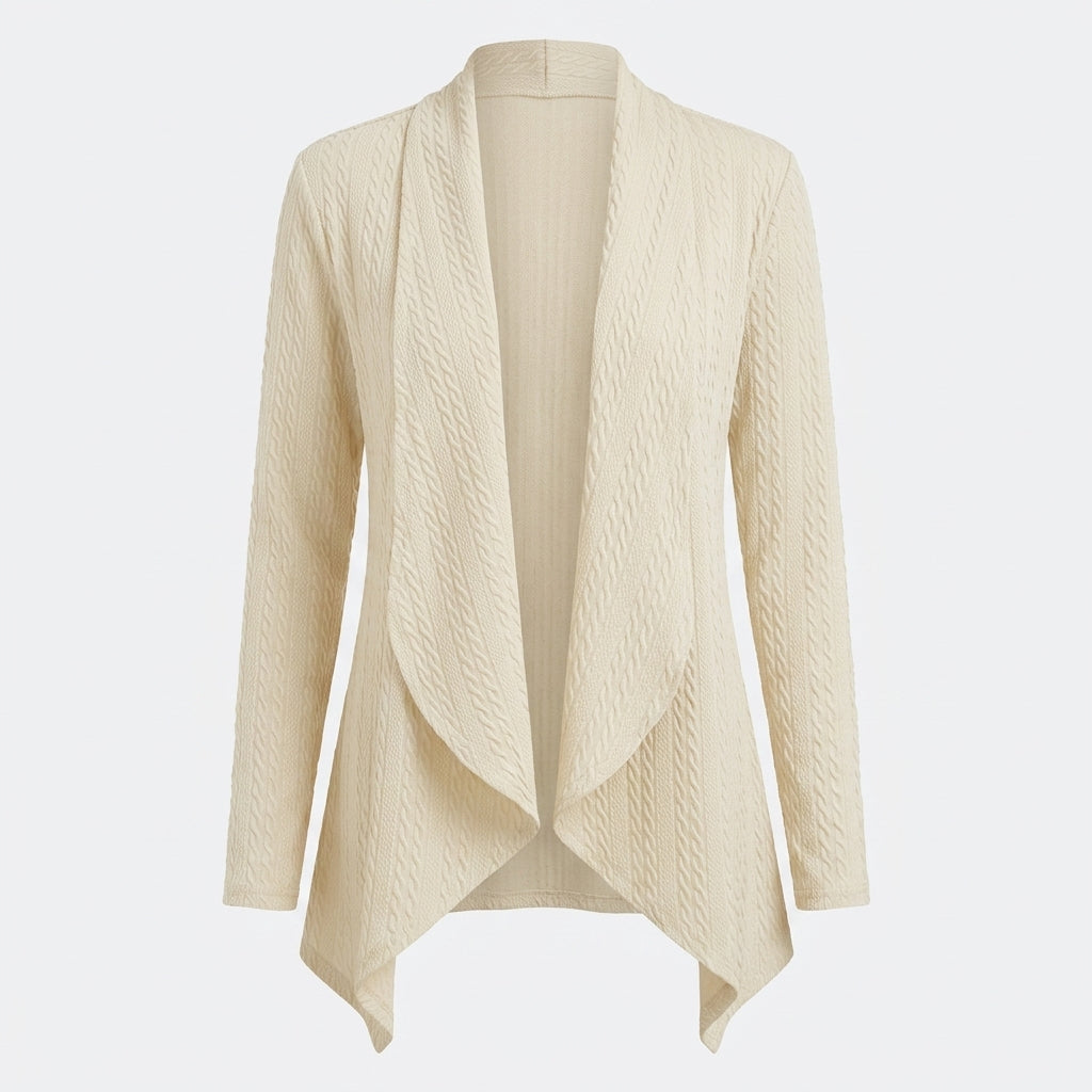 Camilla Osborne | Cable Knit Waterfall Cardigan