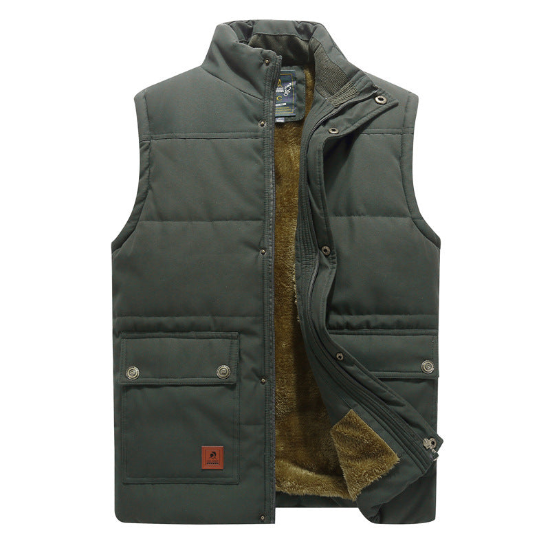 Reuben Scott | Fleece-Lined Quilted Gilet for Men