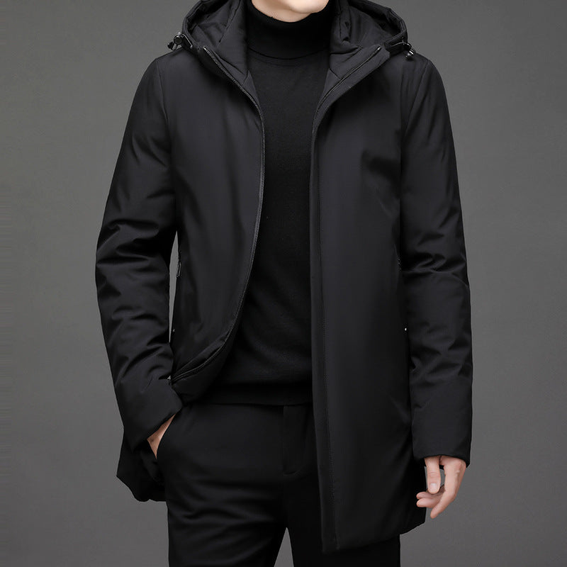 Ambrose Fenchurch | Hooded Padded Mens Coat