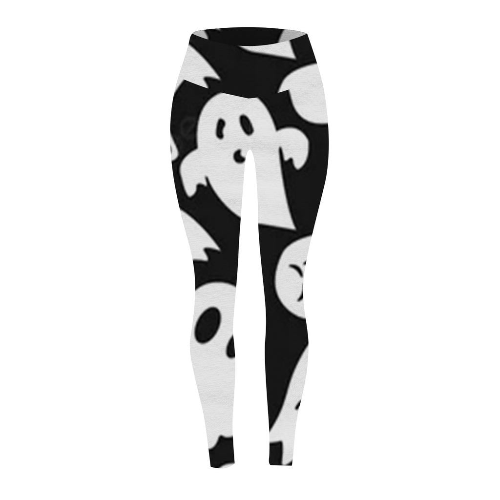 Marnie Ellacott | Pumpkin Print Leggings For Halloween