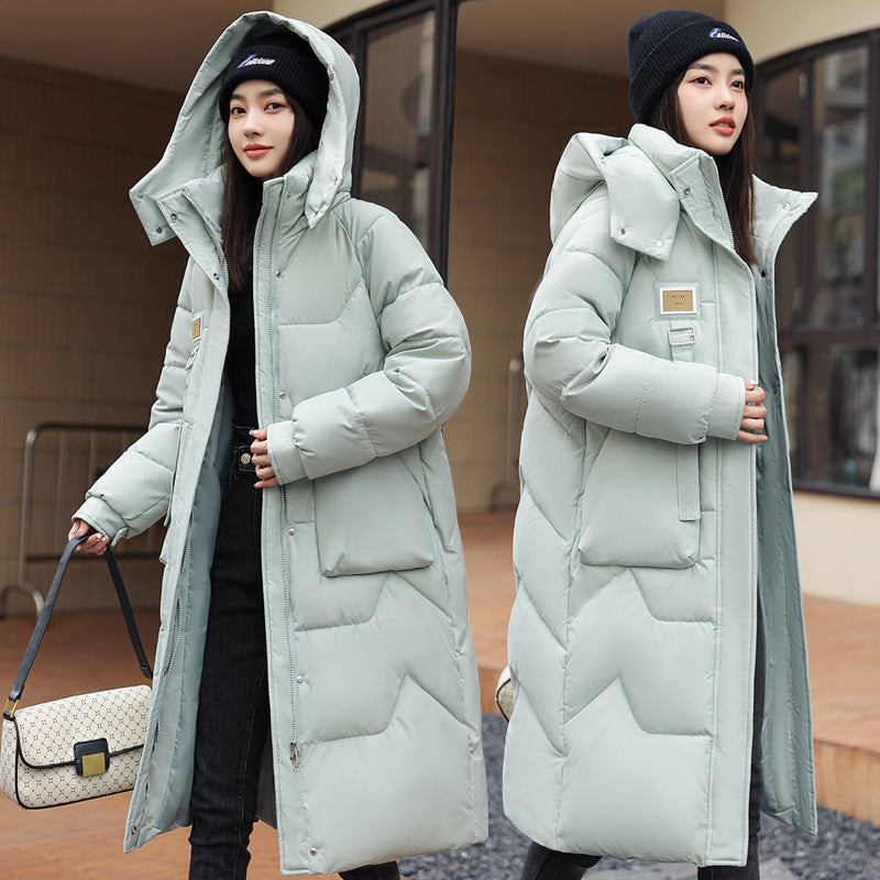 Georgina Wood | Longline Puffer Coat with Detachable Hood