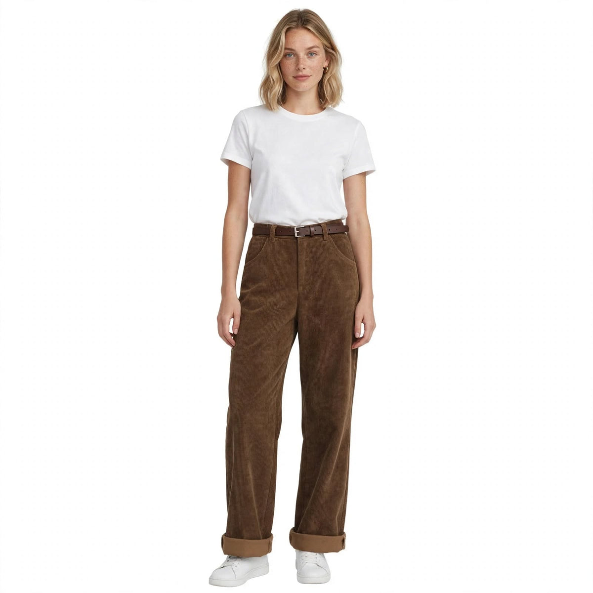 Bridget Fallowfield | High-Waisted Corduroy Trousers