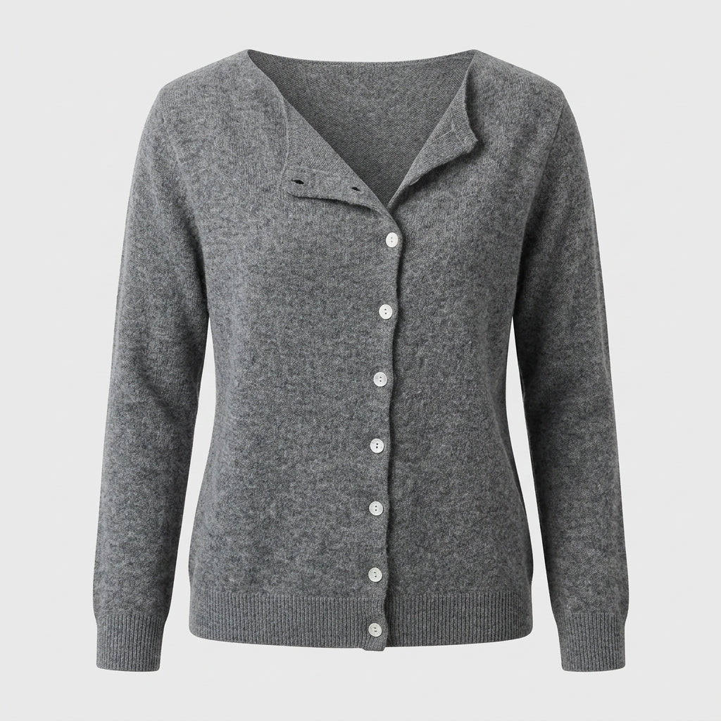 Charlotte Pennington | Asymmetric Button Cardigan