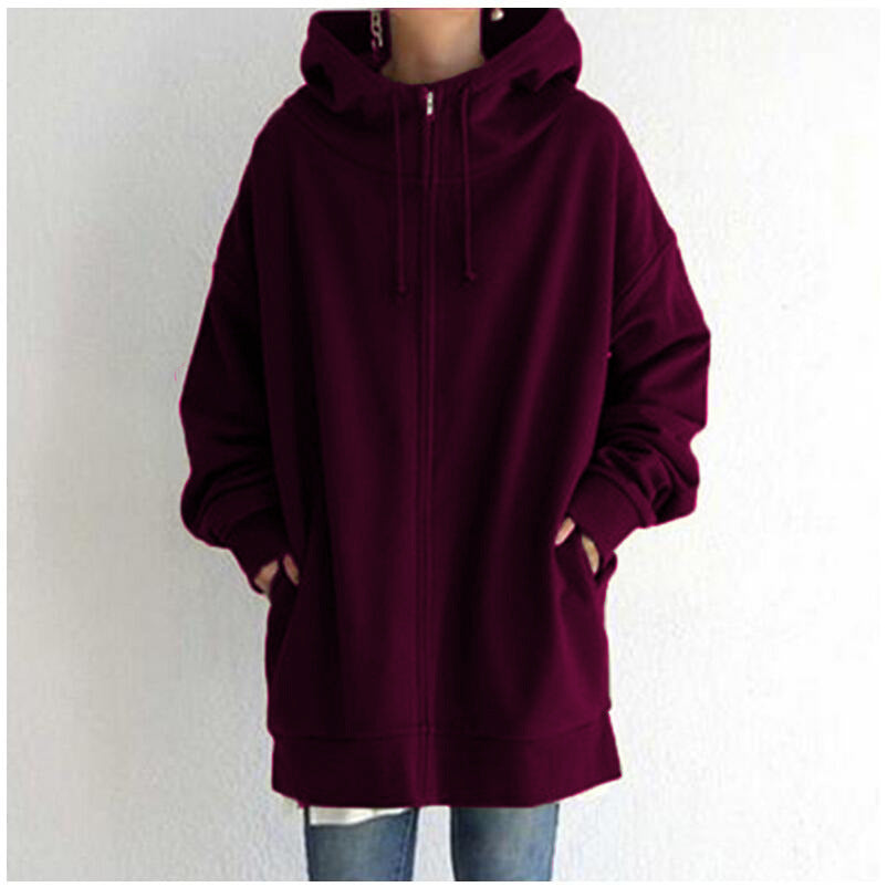 Marigold Hartley | Longline Zip-Up Hoodie