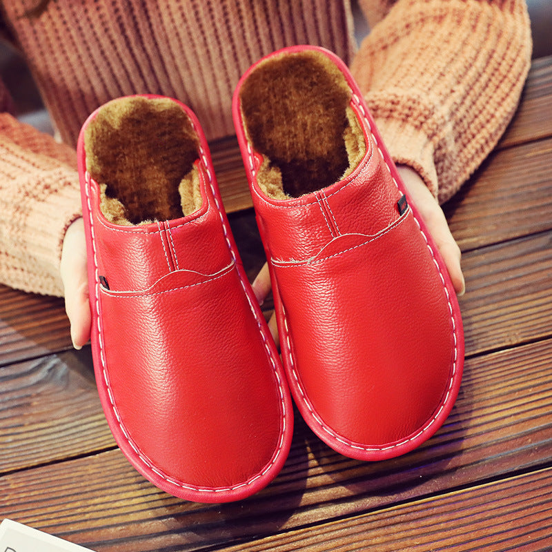 Edward Hughes | Leather Thermal Slippers for Couples