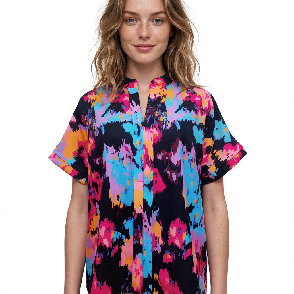Cecily Marchbank | Paisley Print Blouse With Drop-Shoulder Sleeves