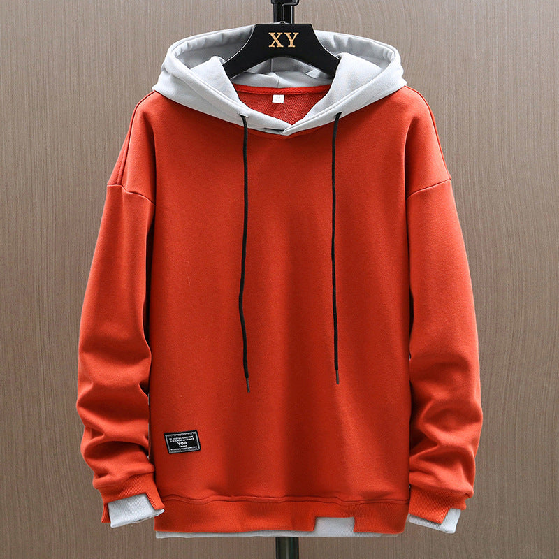 Angus Beaumont | Colour-Block Hooded Sweatshirt for Men
