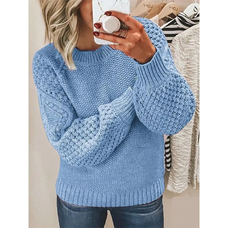 Imogen Wright | Chunky Knit Round Neck Jumper