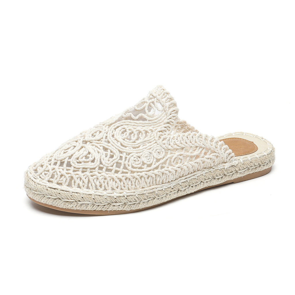 Freya Bexley | Round Toe Hollow-Out Slippers