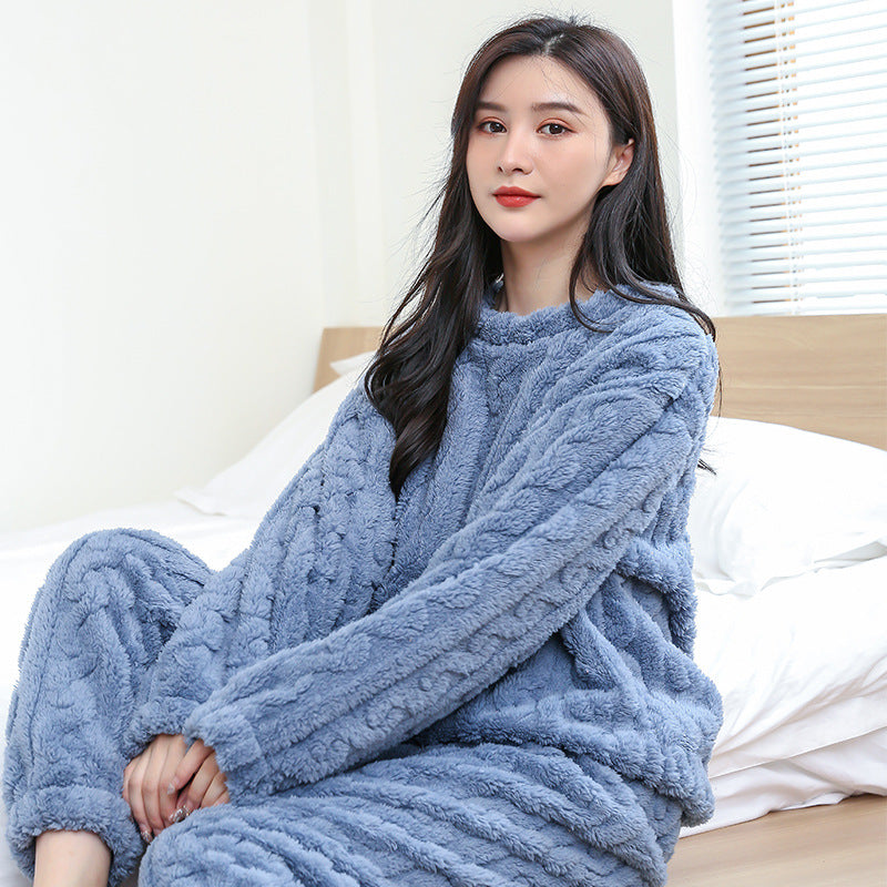 Florence Baker | Flannel Fleece Pyjama Set for Women