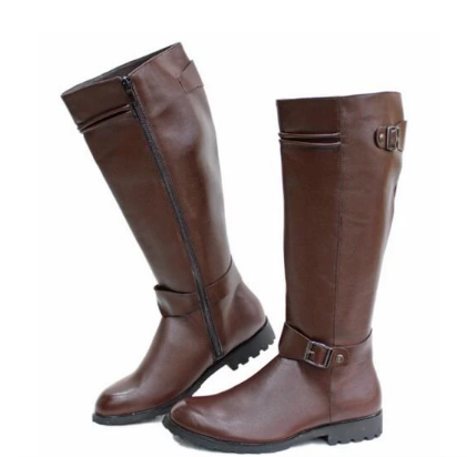 Nigel Hartwell | Black Leather Knee-High Riding Boots