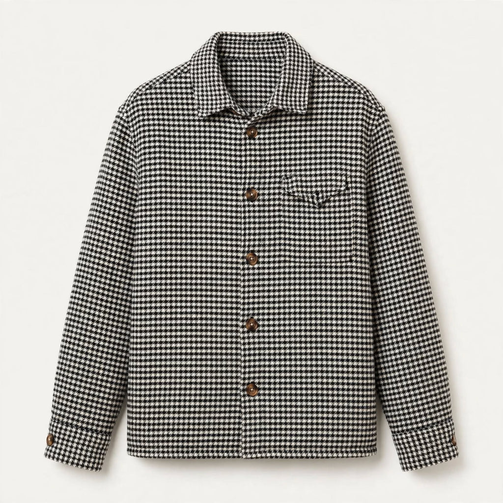 Callum Fraser | Houndstooth Print Mens Jacket
