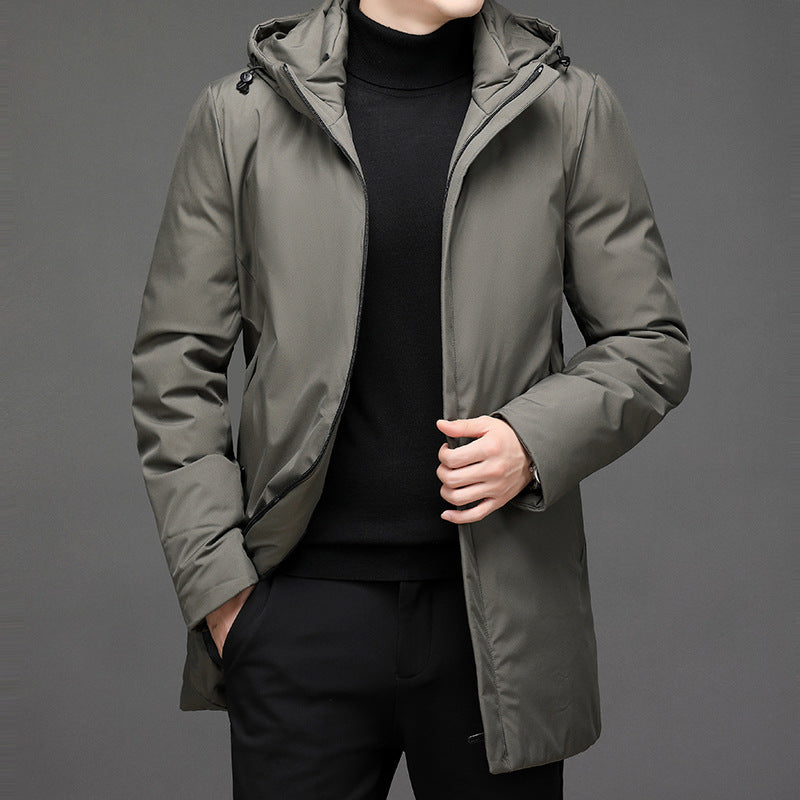 Ambrose Fenchurch | Hooded Padded Mens Coat