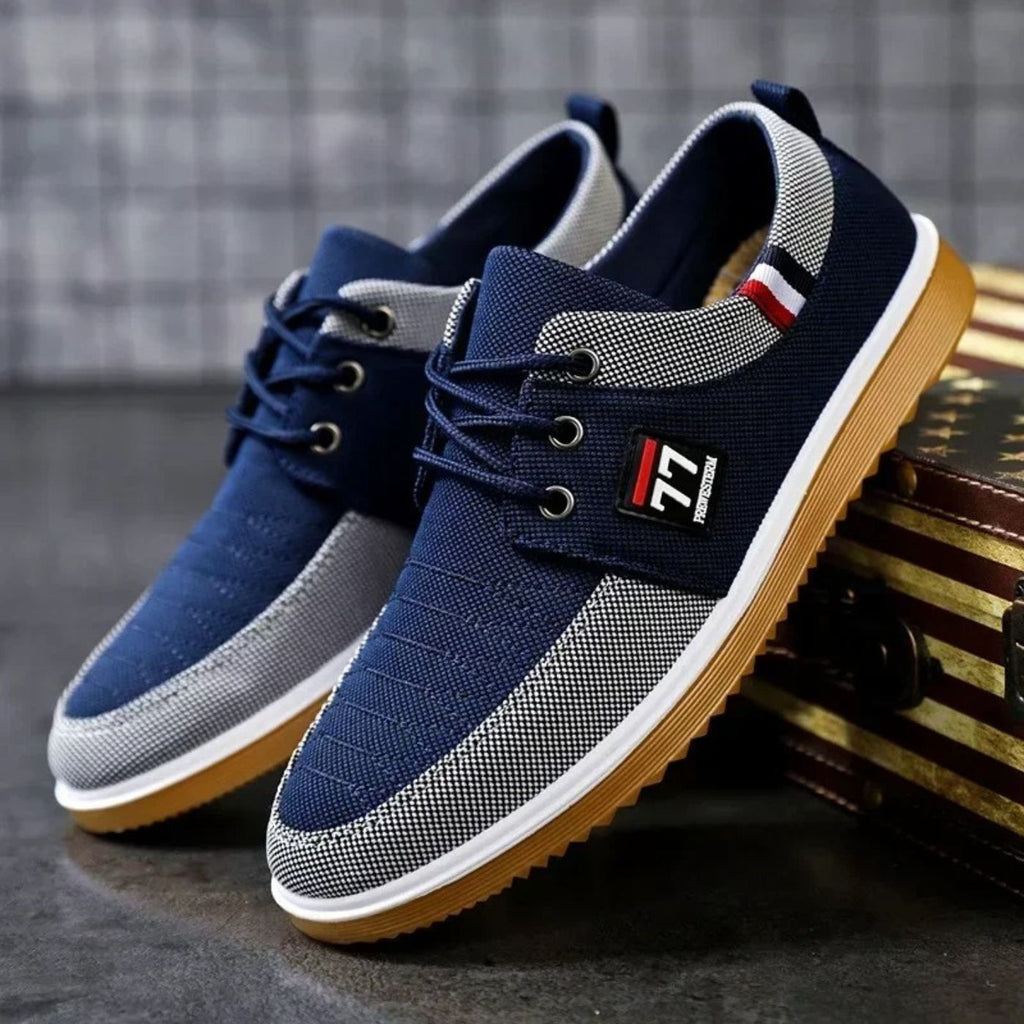 Ellis Kirkham | Orthopedic Canvas Lace-Up Shoes for Men