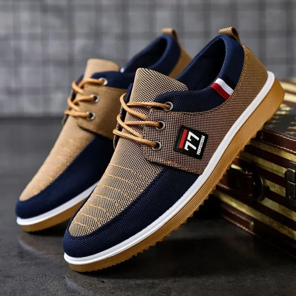 Ellis Kirkham | Orthopedic Canvas Lace-Up Shoes for Men