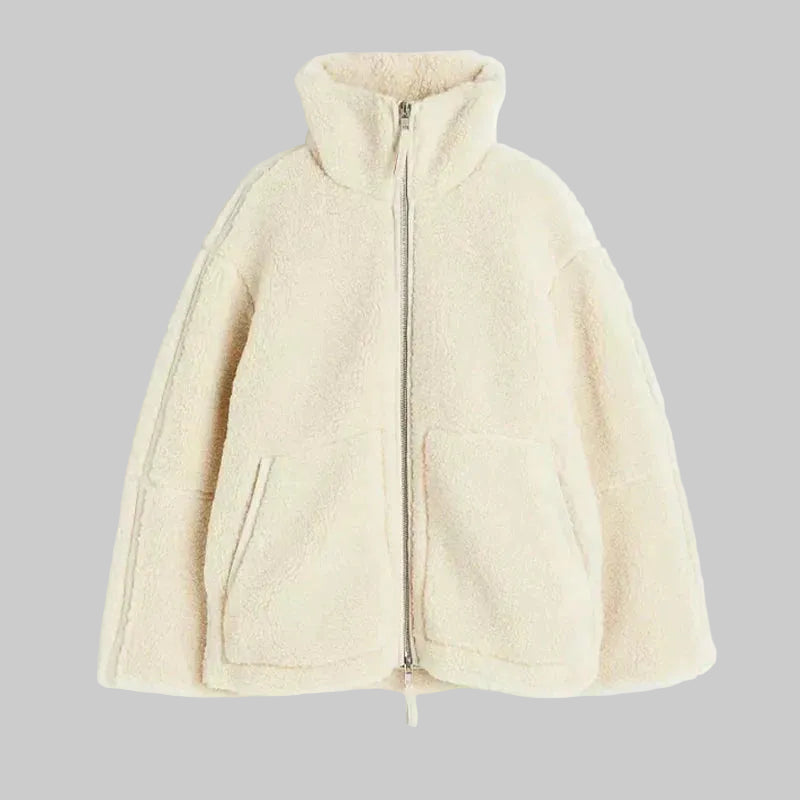 Oversized Teddy Zip Jacket