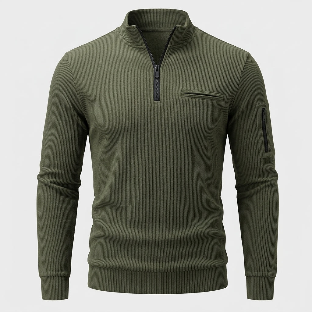 Duncan Prentice | Classic Quarter-Zip Sweater for Men