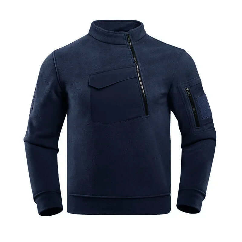 Miles Kendrick | Fleece Mens Jacket With Tactical Zip Pockets