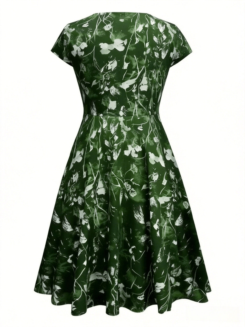 Harriet Blackwood | Floral A-Line Midi Dress With Pockets