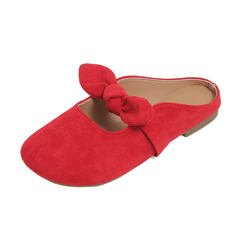 Isla Bramwell | Bow Detail Mule Slippers