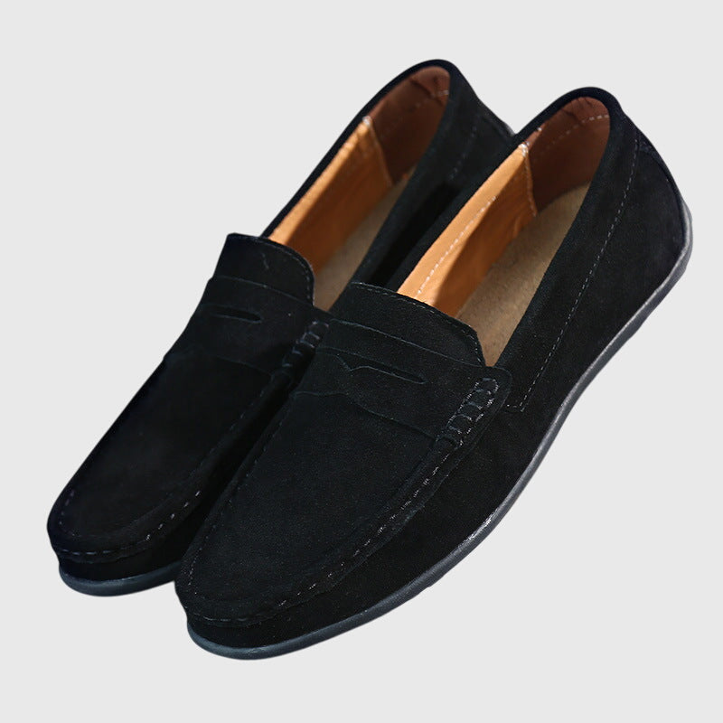 Poppy Winstanley | Suede Penny Loafers For Women