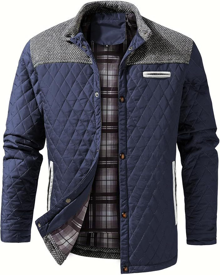 Graham Sutherland | Colour Block Quilted Jacket for Men