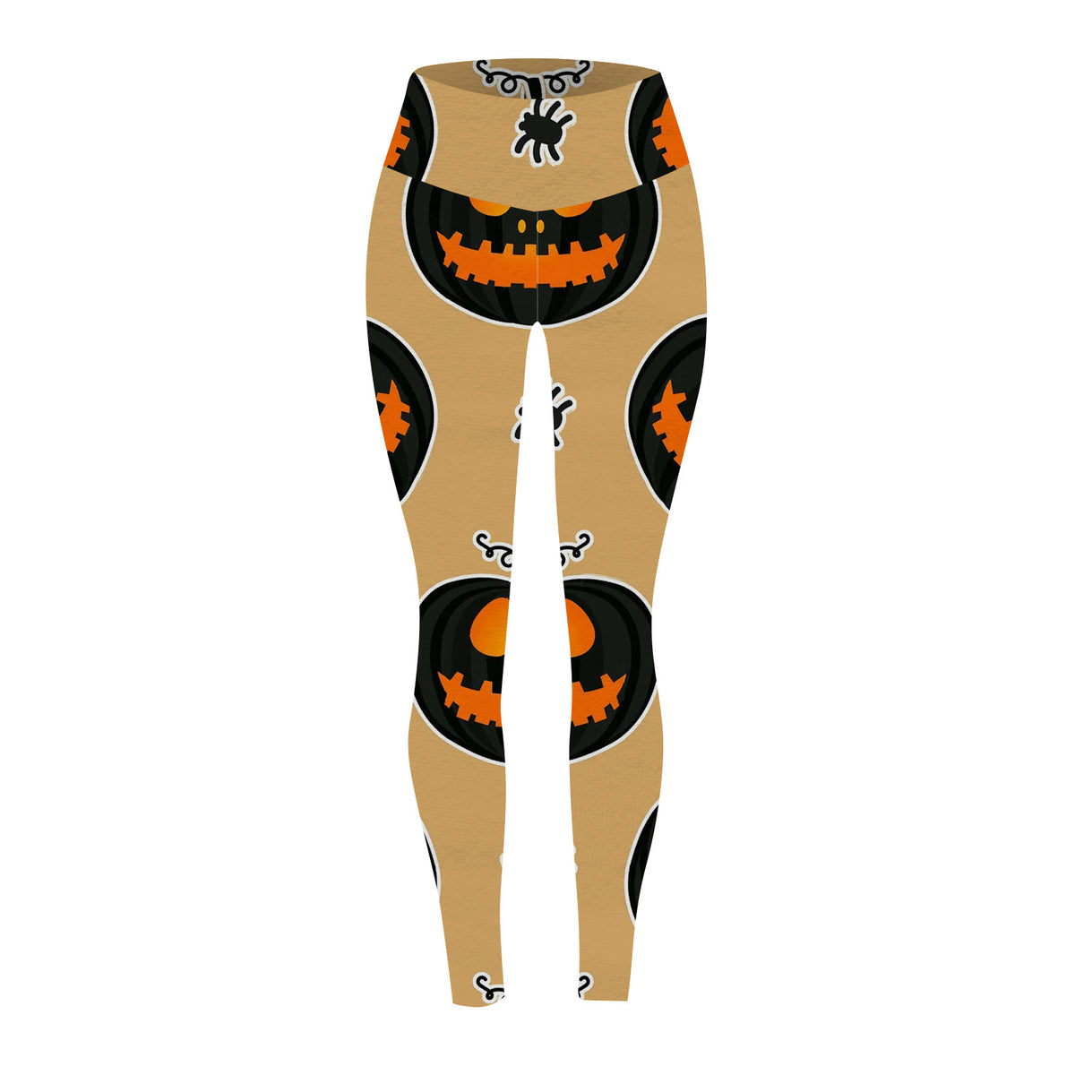 Marnie Ellacott | Pumpkin Print Leggings For Halloween
