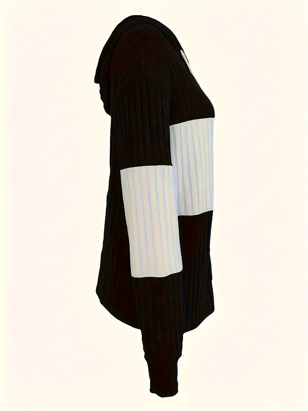 Wilhelmina Ashby | Textured Colour-Block Hooded Jacket