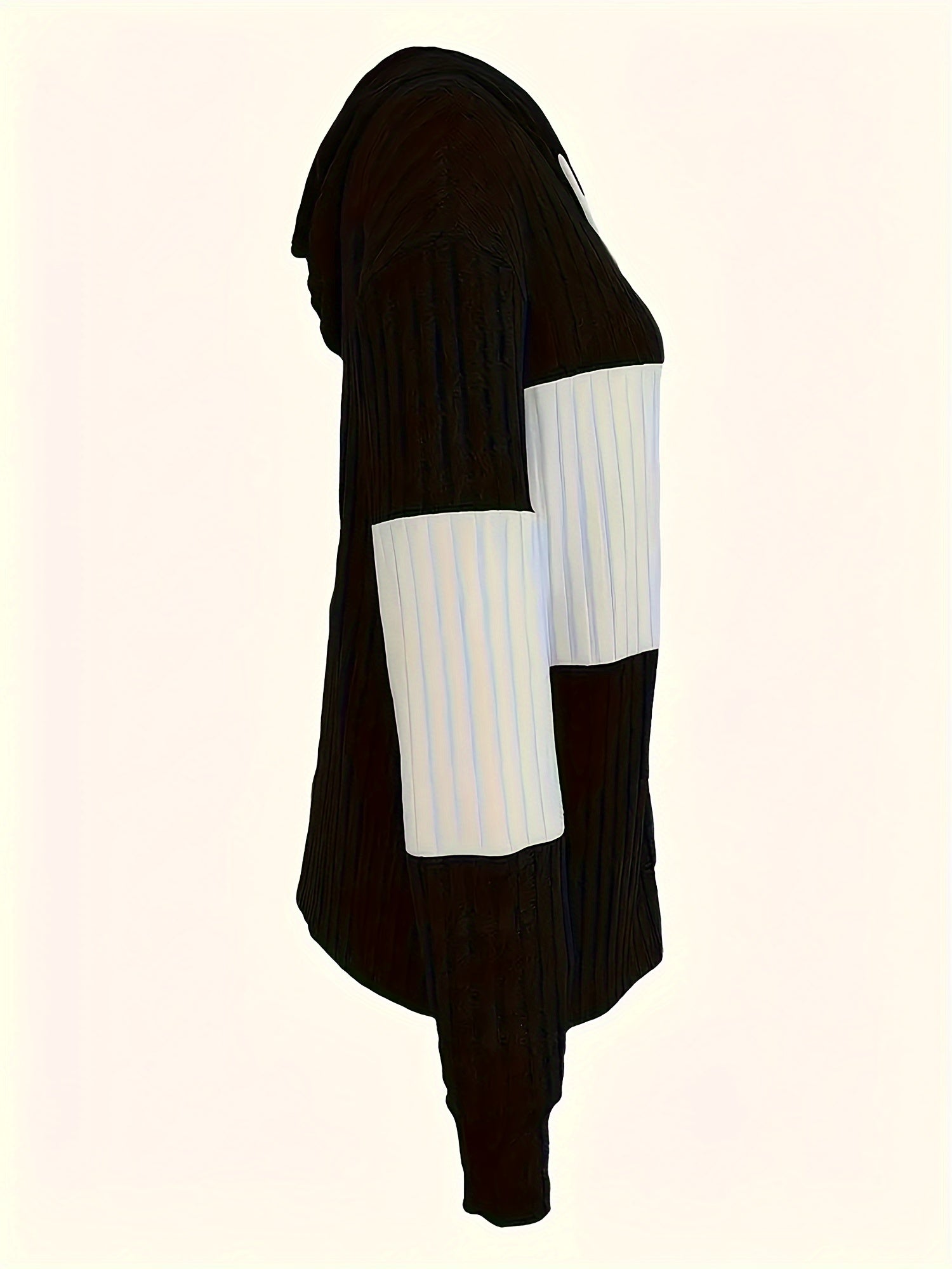 Wilhelmina Ashby | Textured Colour-Block Hooded Jacket
