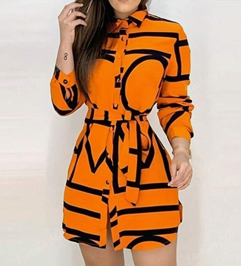 Eleanor Hartley | Printed Button-Front Shirt Dress