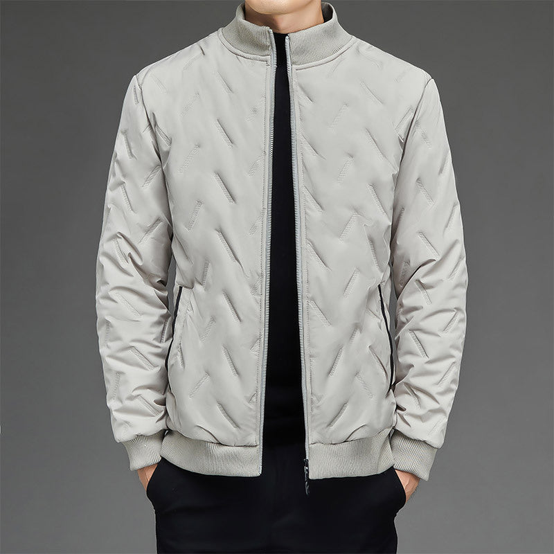 Rowan Bancroft | Fleece-Lined Stand Collar Quilted Coat