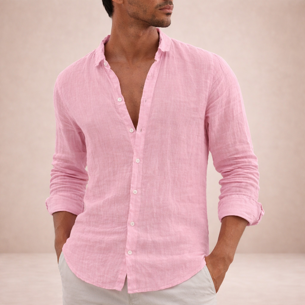 Oliver Beaumont | Luxury Linen Shirt For Men