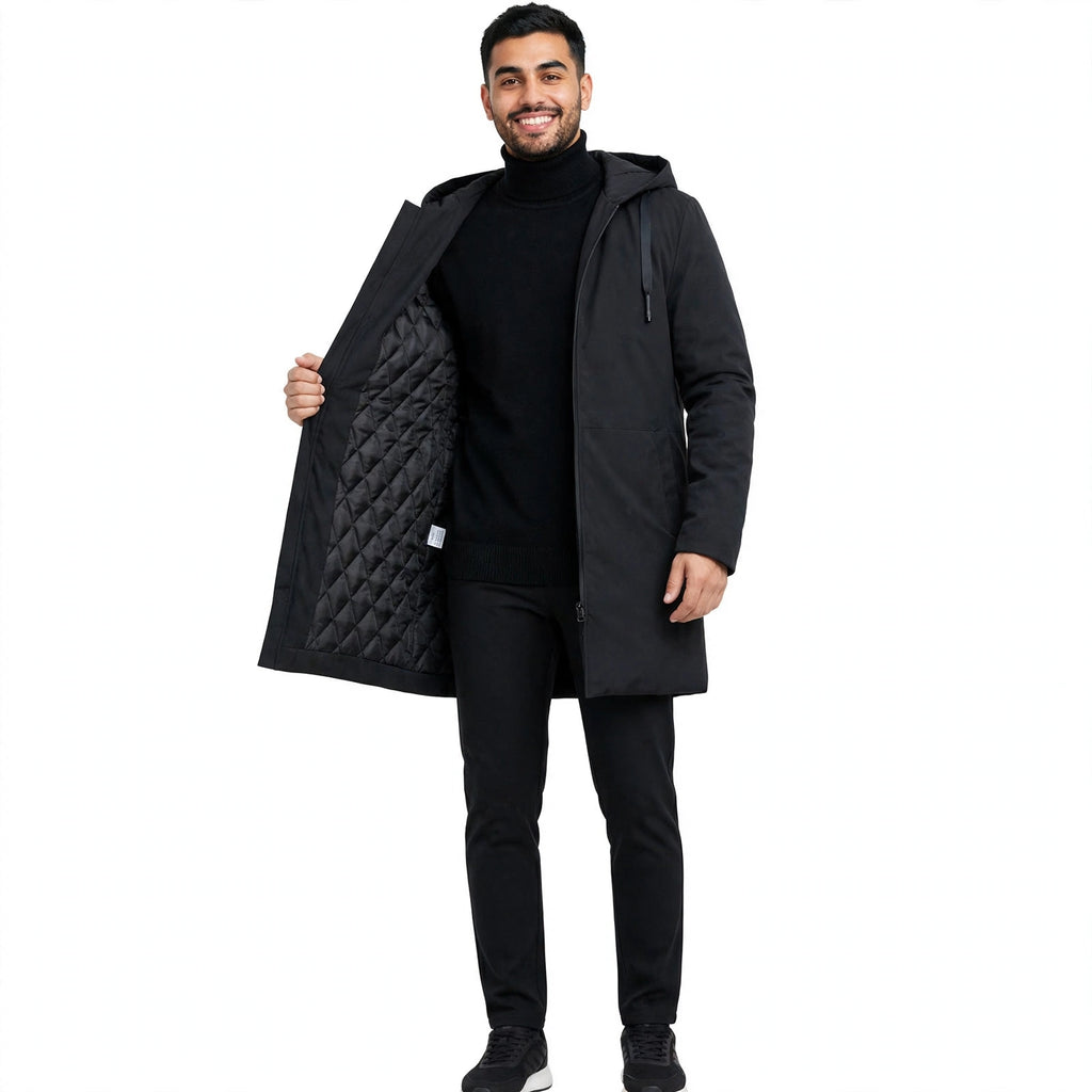 Graham Harrison | Hooded Padded Mens Coat
