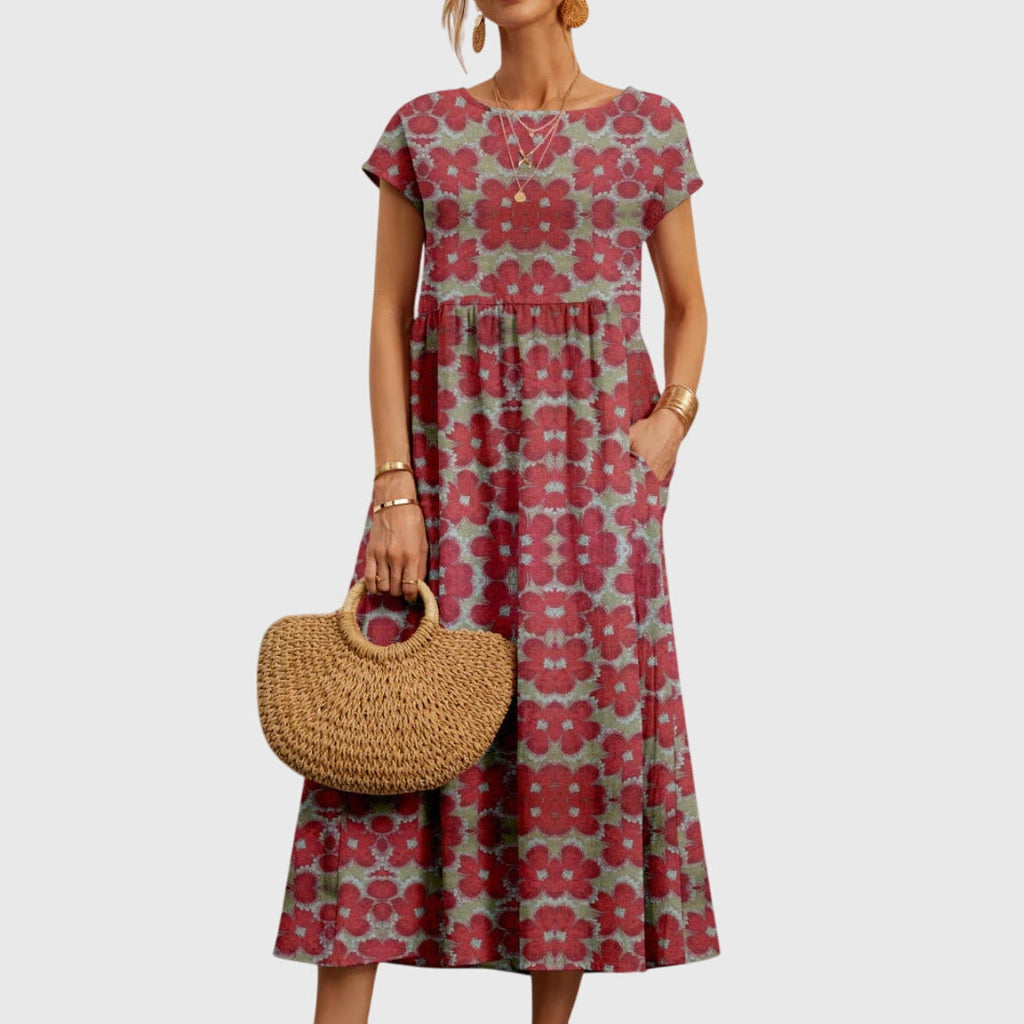 Georgina Pratt | Floral Maxi Dress With Pockets